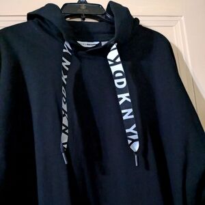 DKNY plus size hoodie dress
